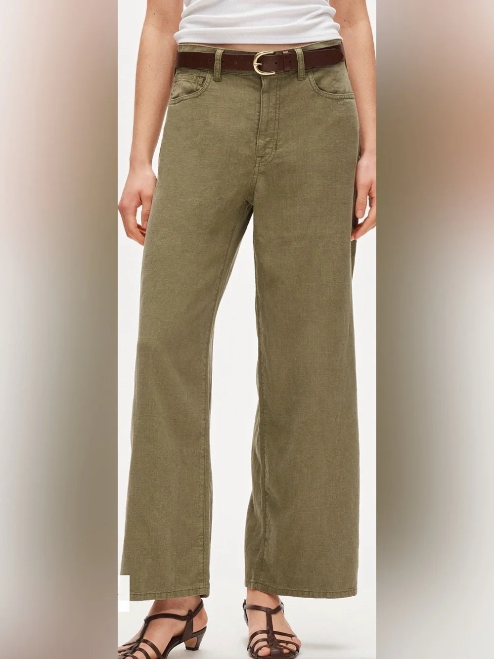 NWT J CREW Five Pocket Pant in Stretch Linen Blend 32” inseam 32 Tall 14 Tall